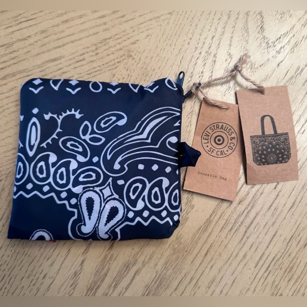 Levi’s x Target Bandana Reusable Blue Shopping Bag Tote